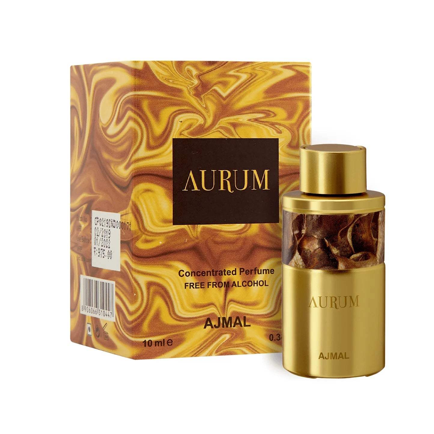 Ajmal Aurum Attar 10ml Alcohol Free - BOTTLED BLISS FRAGRANCES PVT LTD