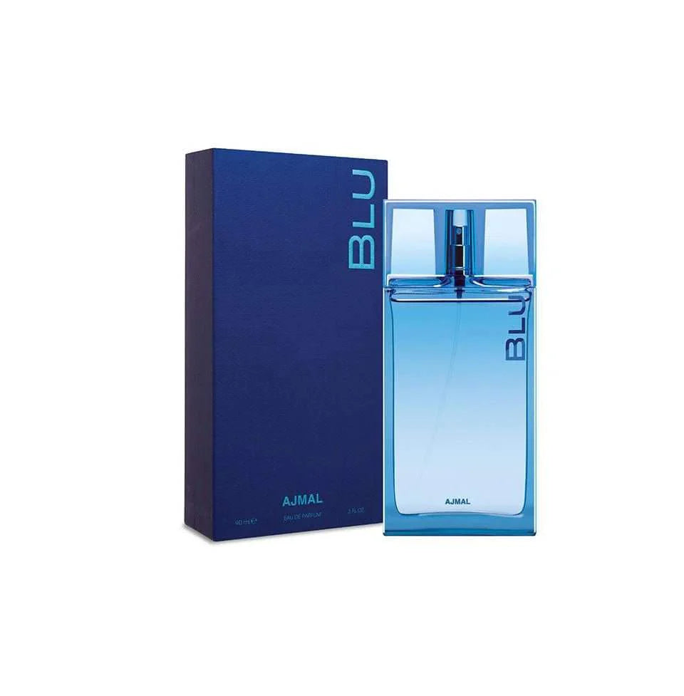 AJMAL BLU EAU DE PARFUM 90ML FOR MEN - BOTTLED BLISS FRAGRANCES PVT LTD