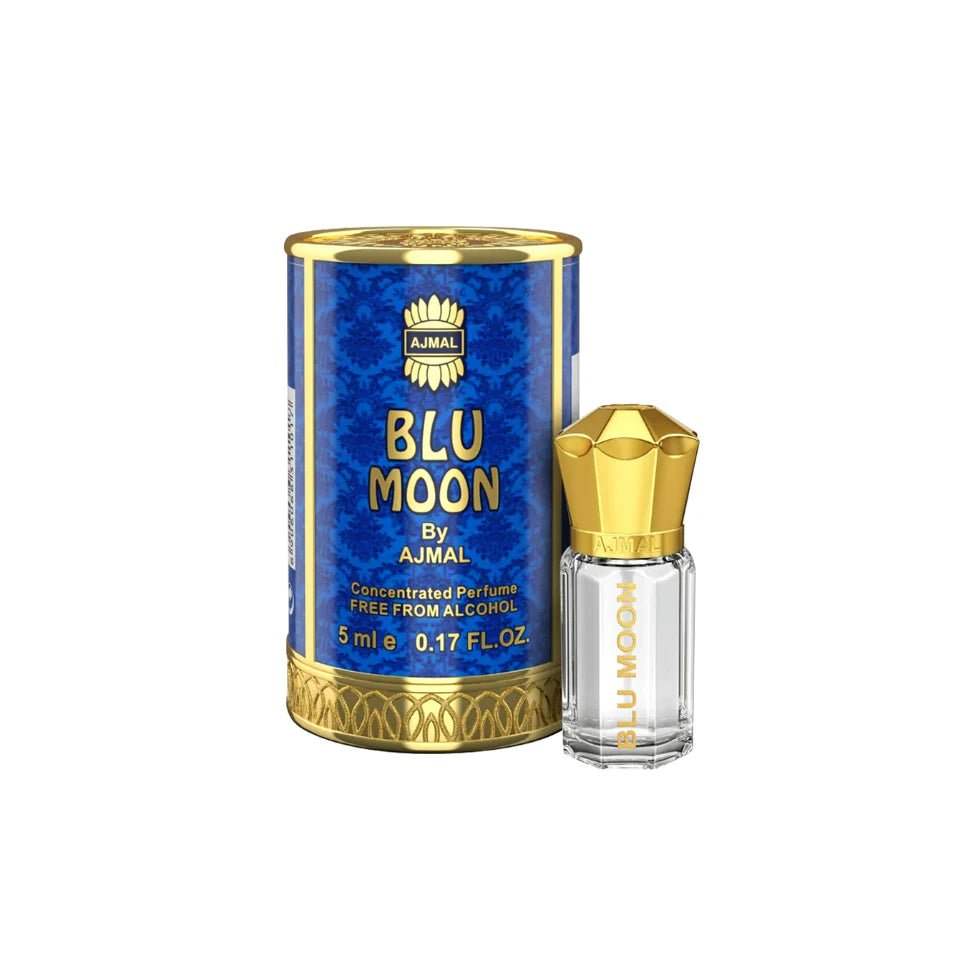 Ajmal Blu Moon Concentrated Perfume Oil 5ml For Women Regular price - BOTTLED BLISS FRAGRANCES PVT LTD