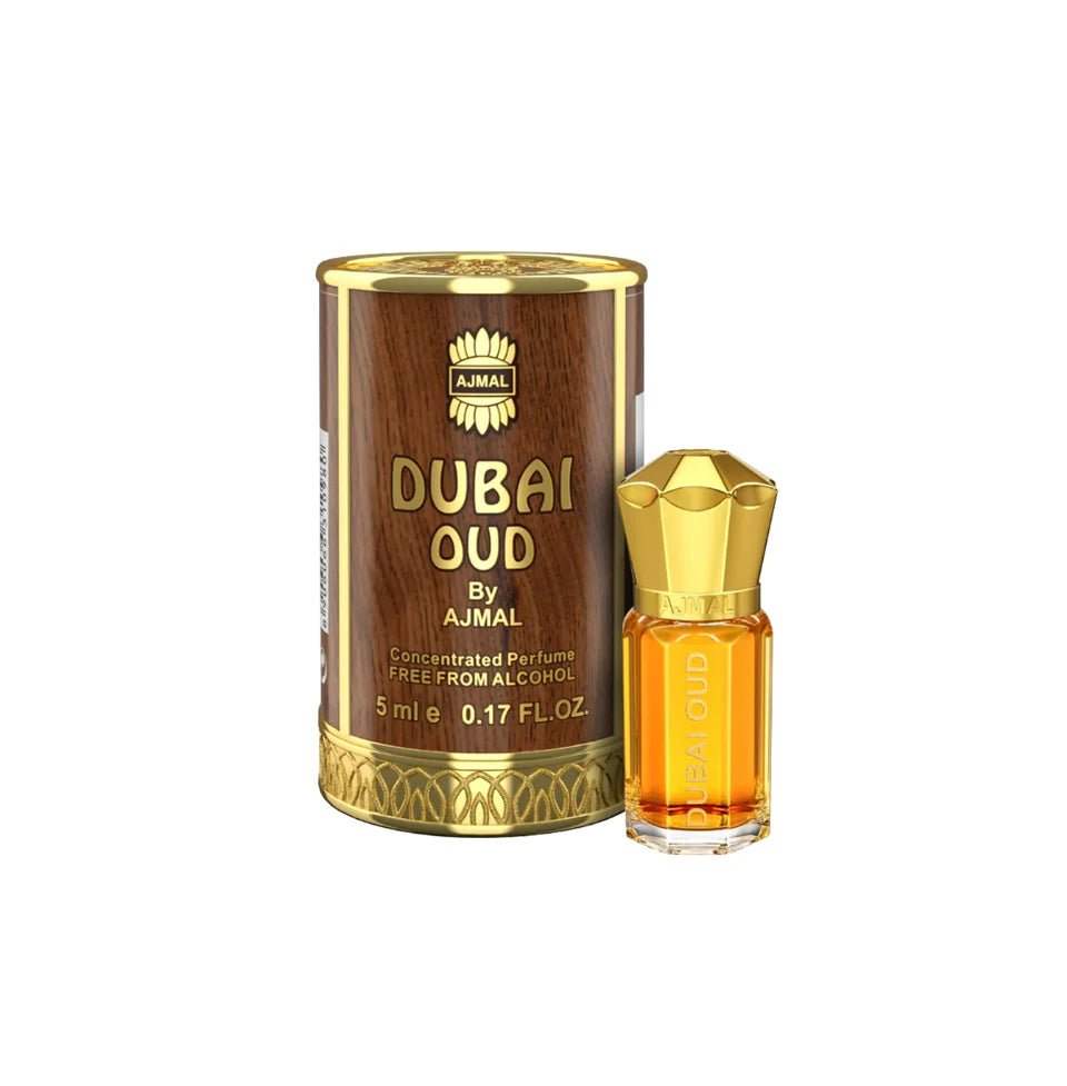 Ajmal Dubai Oud Concentrated Perfume Oil 5ml For Women - BOTTLED BLISS FRAGRANCES PVT LTD