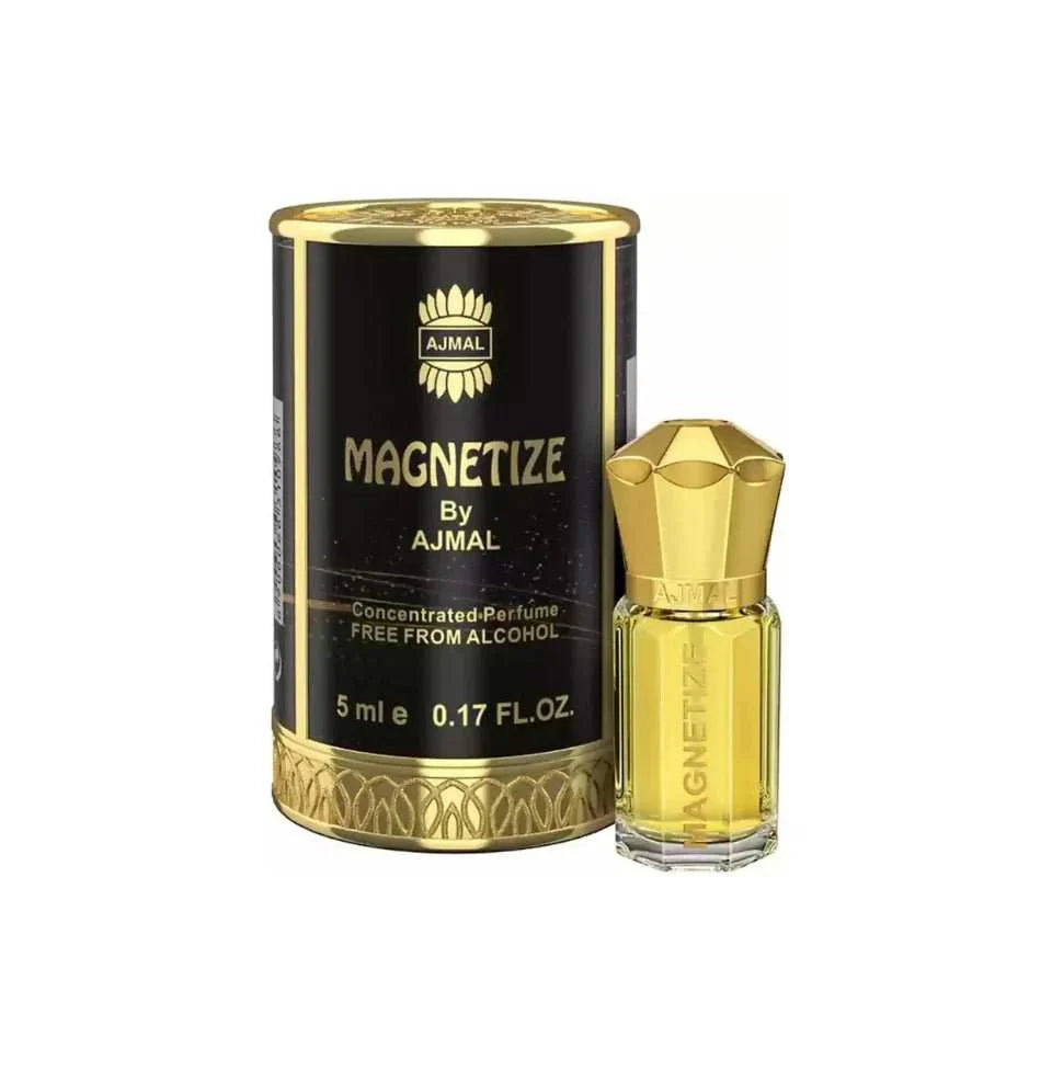 Ajmal Magnetize Concentrated Perfume Oil 5ml For Men Regular price - BOTTLED BLISS FRAGRANCES PVT LTD