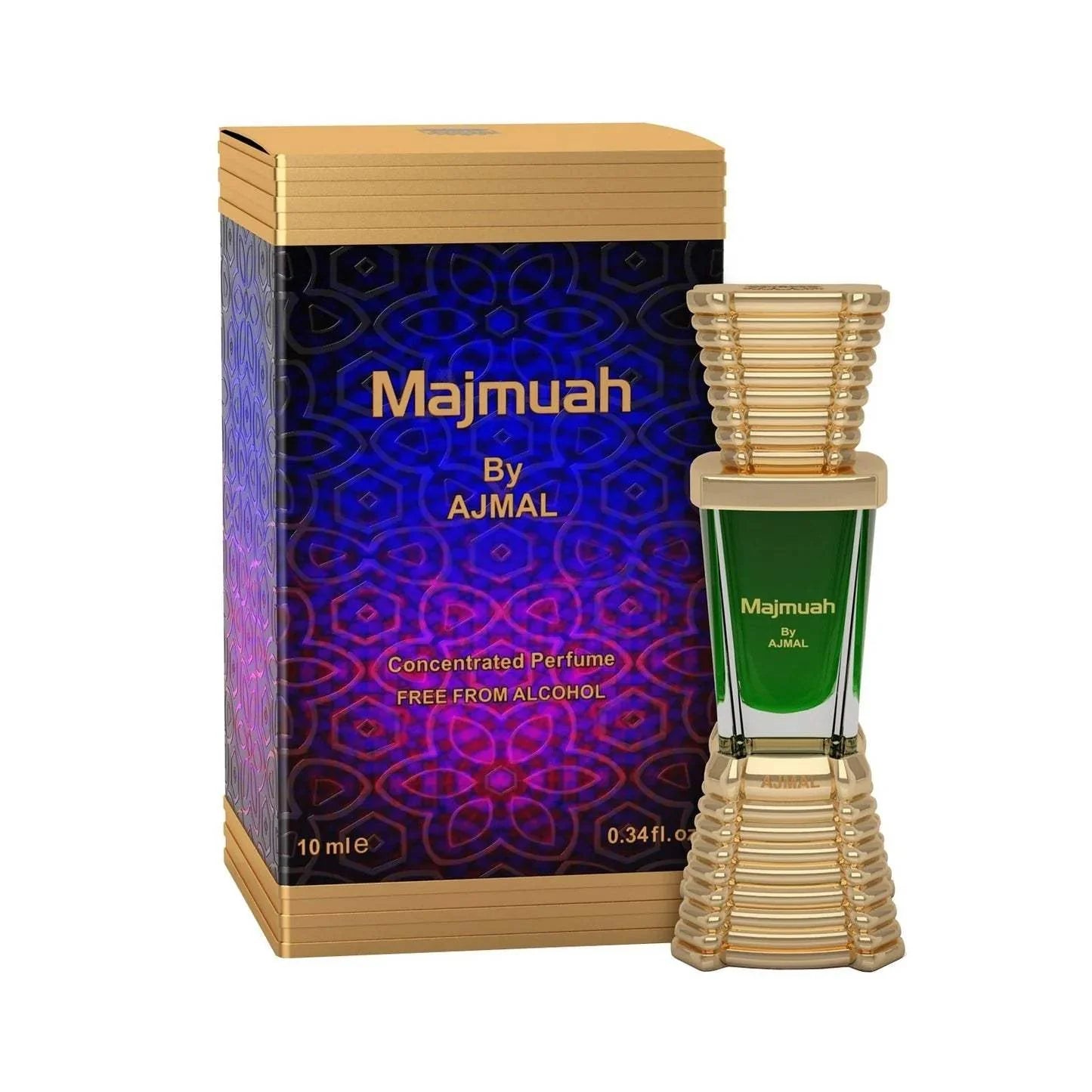 Ajmal Majmua Attar 10ml Alcohol Free - BOTTLED BLISS FRAGRANCES PVT LTD
