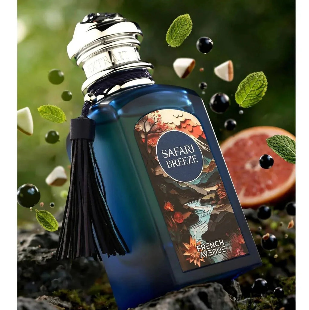 French Avenue Safari Breeze Eau De Parfum 100ml For Man &amp; Woman - BOTTLED BLISS FRAGRANCES PVT LTD