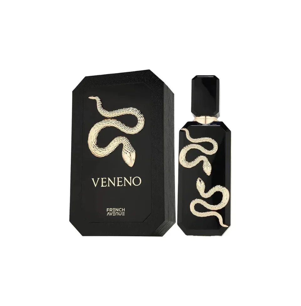 French Avenue Veneno Black Eau De Parfum 100ml For Man & Woman - BOTTLED BLISS FRAGRANCES PVT LTD
