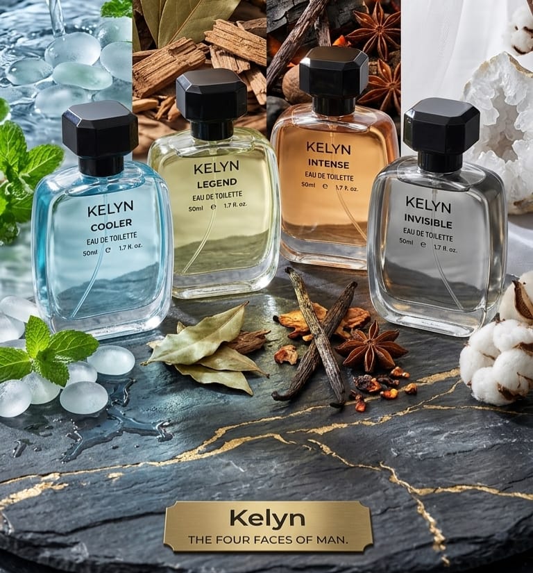 KELYN MEN'S PERFUME 50 ML (ASSORTED) - BOTTLED BLISS FRAGRANCES PVT LTD