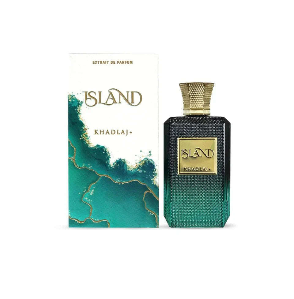 KHADLAJ ISLAND EXTRAIT DE PARFUM 100ML FOR MAN & WOMAN - BOTTLED BLISS FRAGRANCES PVT LTD