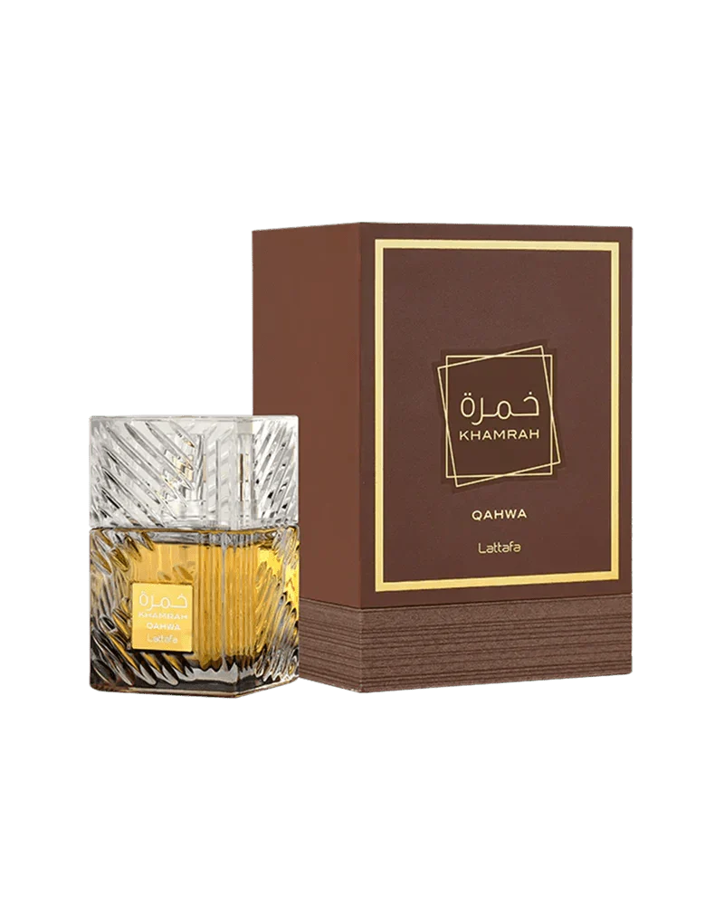 Khamrah Qahwa EDP by Lattafa - Arabic coffee perfume bottle India