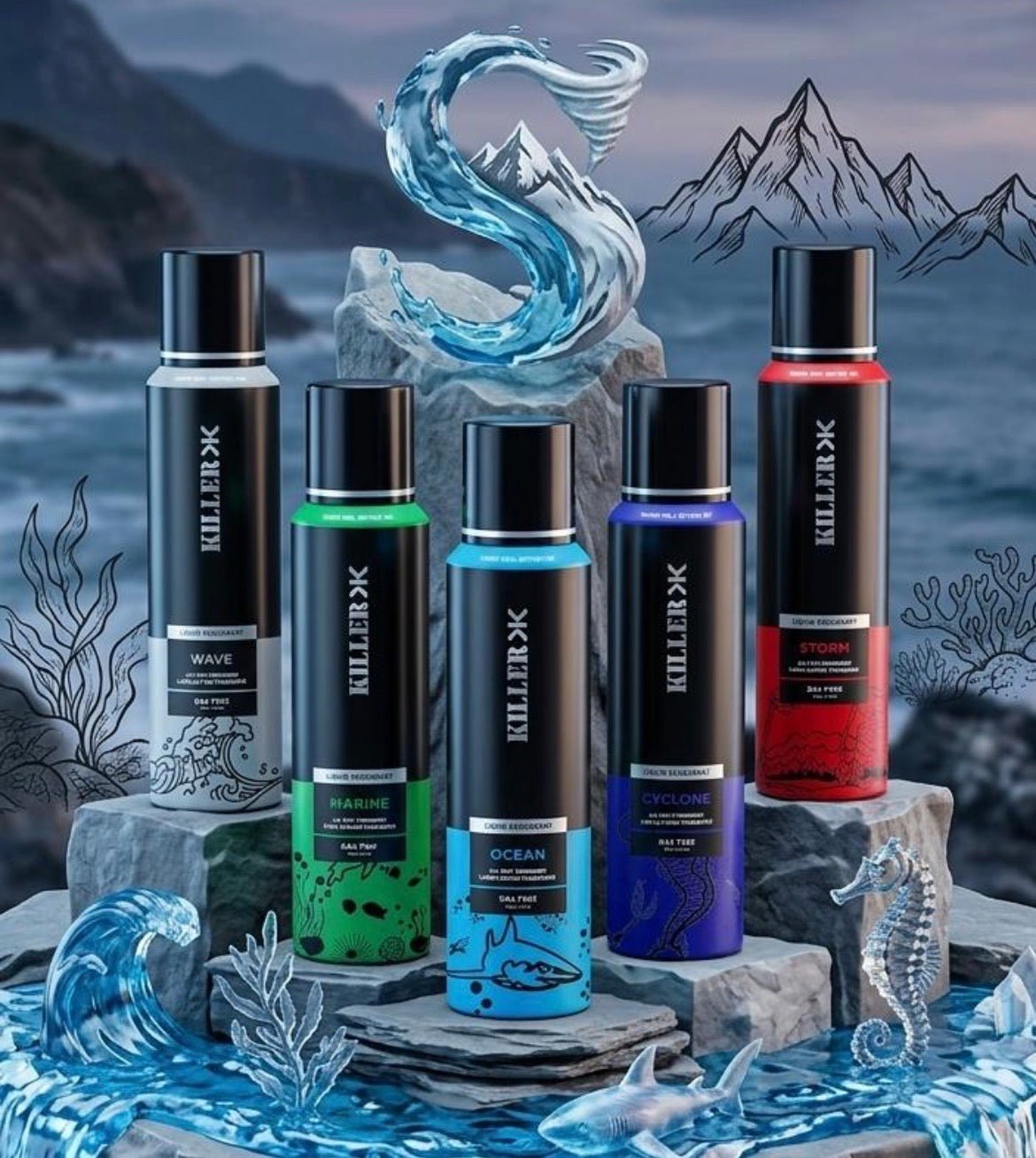 KILLER DEODORANT ASSORTED - BOTTLED BLISS FRAGRANCES PVT LTD