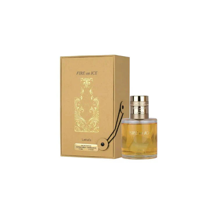 Lattafa Fire On Ice EDP 110ml - dramatic contrast unisex perfume India