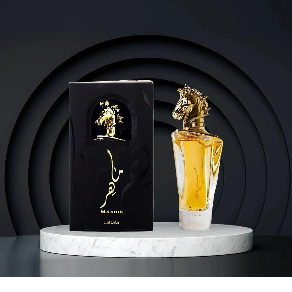 Lattafa Maahir Gold Eau de Parfum - BOTTLED BLISS FRAGRANCES PVT LTD