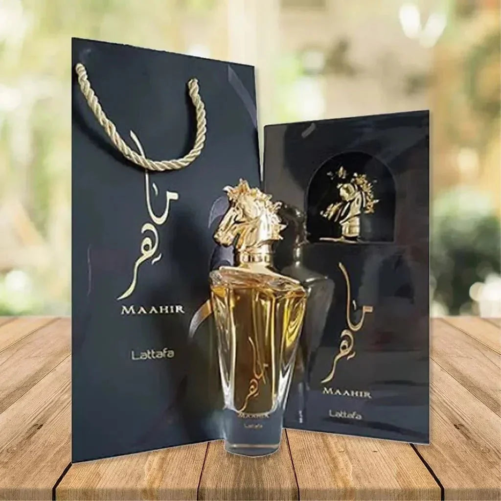 Lattafa Maahir Gold Eau de Parfum - BOTTLED BLISS FRAGRANCES PVT LTD