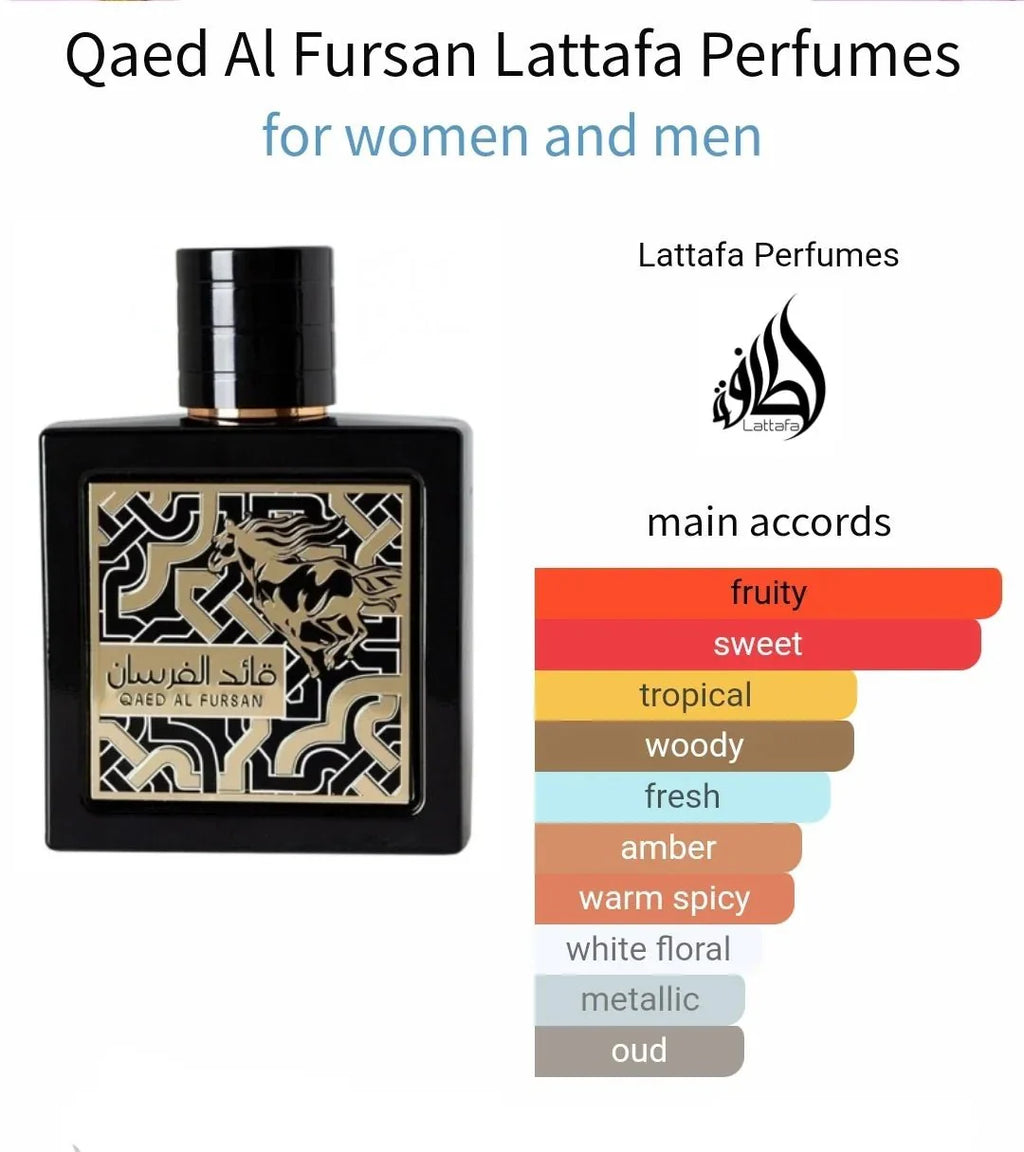 Lattafa Qaeed al Fursan Eau de Parfum - BOTTLED BLISS FRAGRANCES PVT LTD