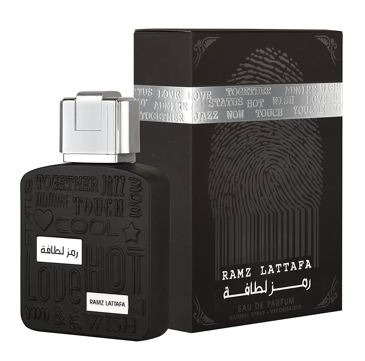 Lattafa Ramz Silver EDP - elegant silver Arabic perfume bottle India