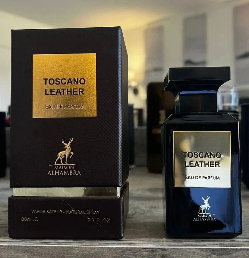 Maison Alhambra Toscano Leather EDP 80ml - bold leather oriental perfume India