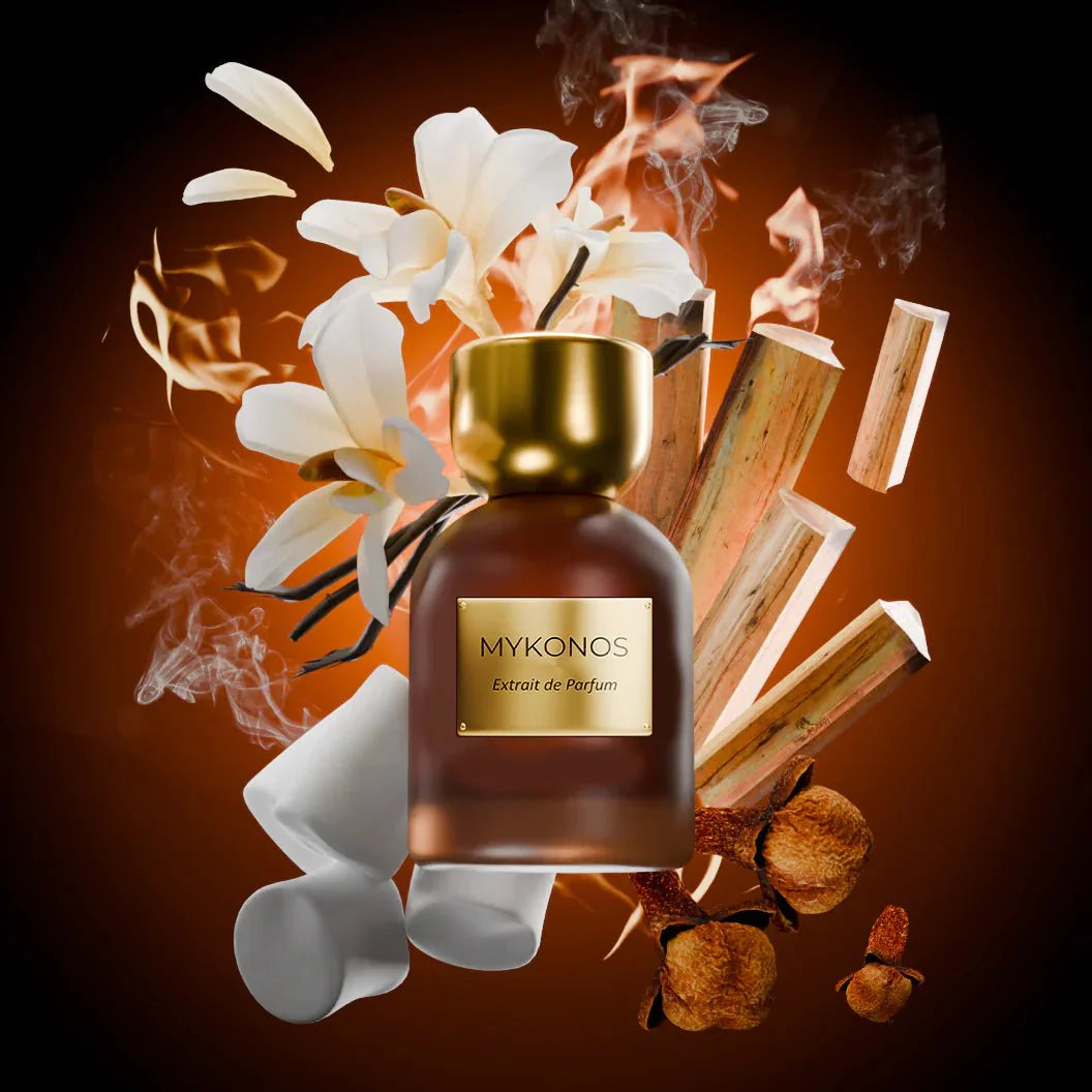 Mykonos - Bonfire Vanilla Extrait de Parfum 50ml (PRE ORDER) - BOTTLED BLISS FRAGRANCES PVT LTD