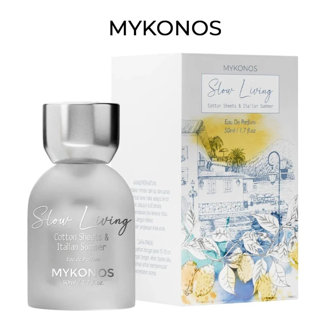 Mykonos - Slow Living EDP 50ml (pre order) - BOTTLED BLISS FRAGRANCES PVT LTD