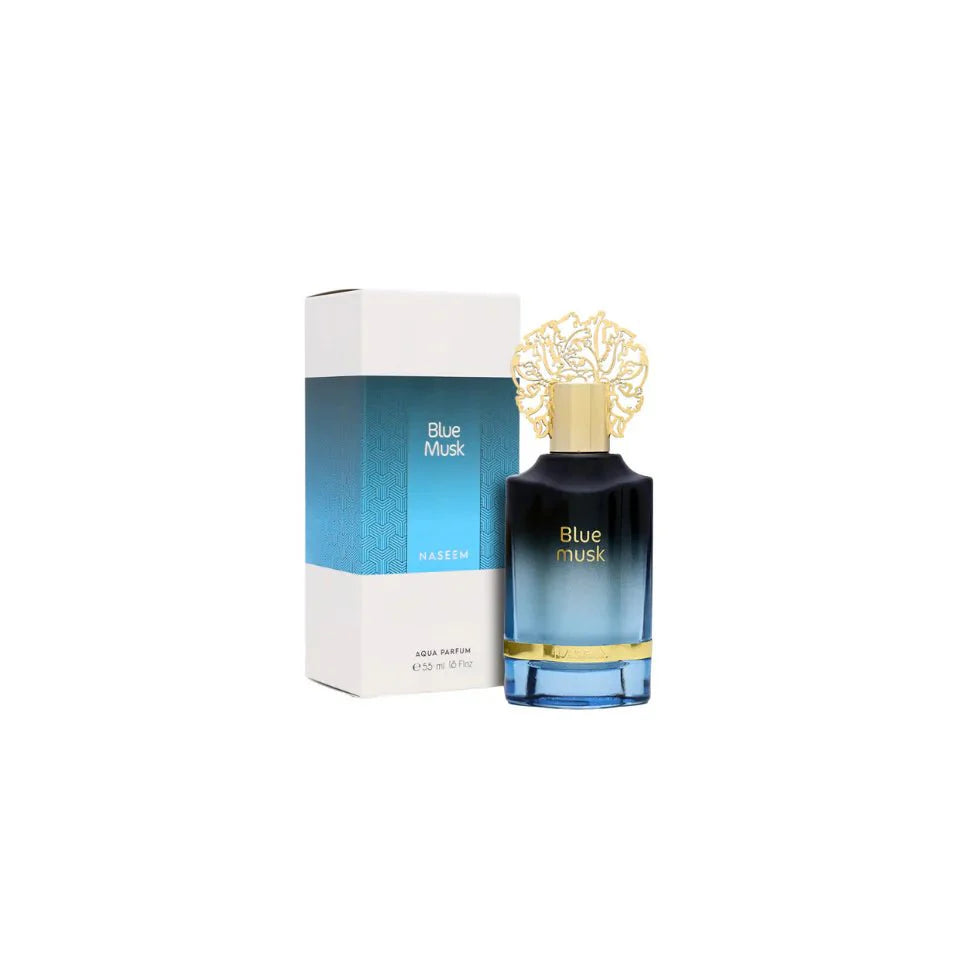 Naseem Blue Musk Aqua Parfum (Alcohol Free) 55ml For Men & Women - BOTTLED BLISS FRAGRANCES PVT LTD