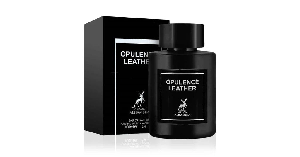 Opulence Leather EDP 100ml Maison Alhambra - bold leather perfume for men
