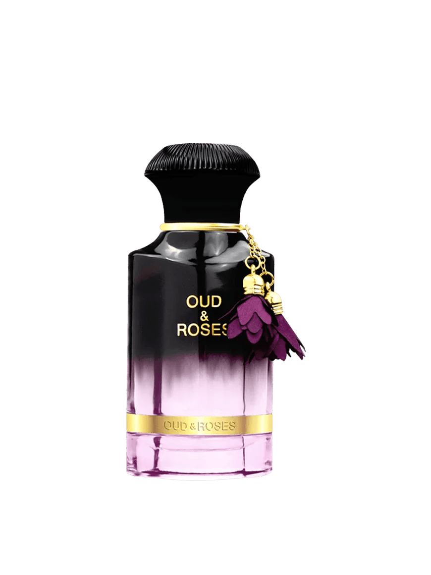 Oud and Roses EDP - floral oud unisex perfume The Bottled Bliss India