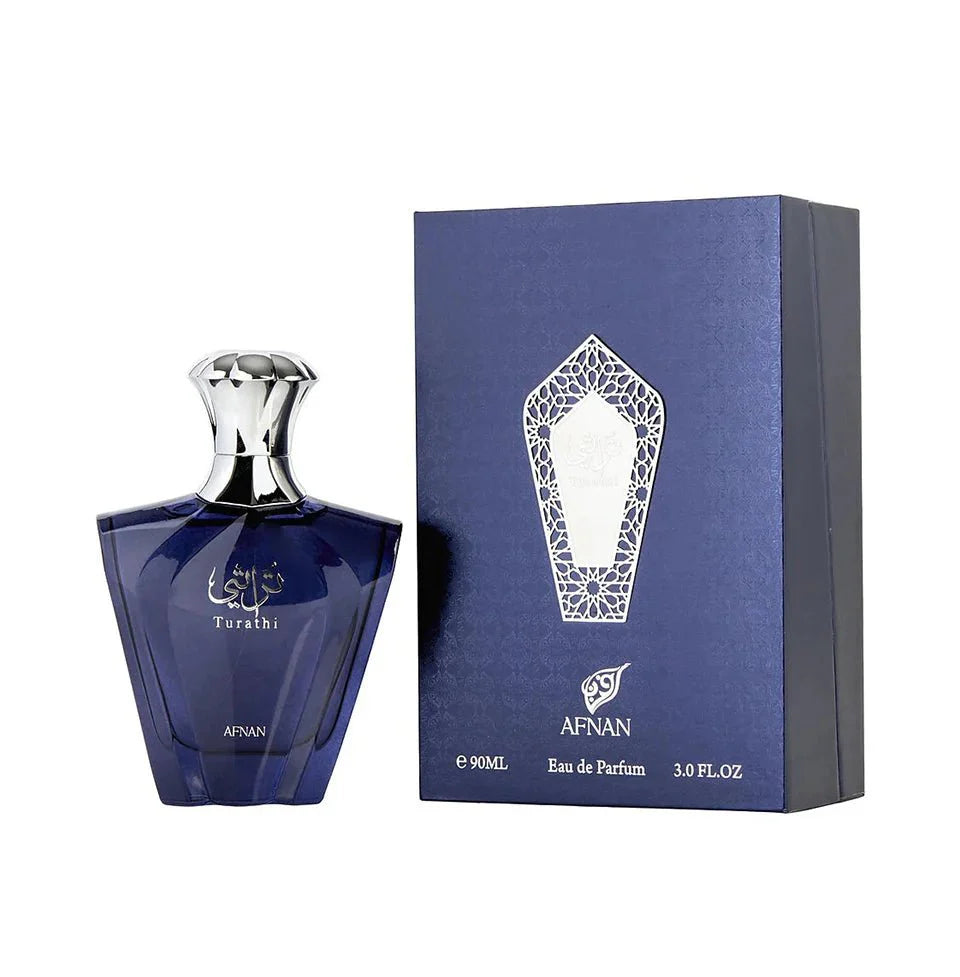 PARTIALS - AFNAN TURATHI BLUE EAU DE PARFUM SPRAY 90 ML FOR MEN & WOMEN - BOTTLED BLISS FRAGRANCES PVT LTD
