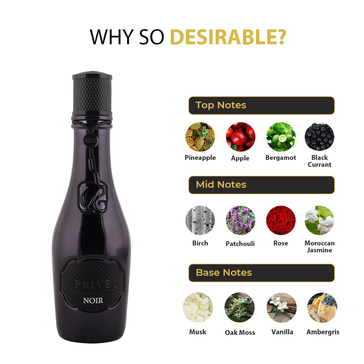PRIVE NOIR BLACK - BOTTLED BLISS FRAGRANCES PVT LTD