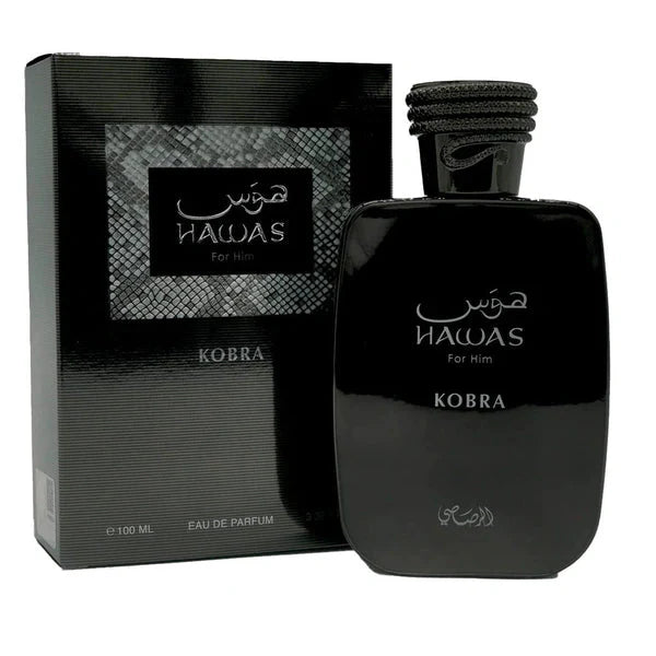 RASASI HAWAS KOBRA EAU DE PARFUM 100ML FOR MAN - BOTTLED BLISS FRAGRANCES PVT LTD