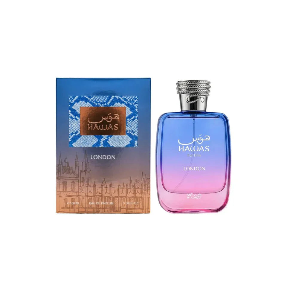 Rasasi Hawas London Eau De Parfum 100ml For Man - BOTTLED BLISS FRAGRANCES PVT LTD