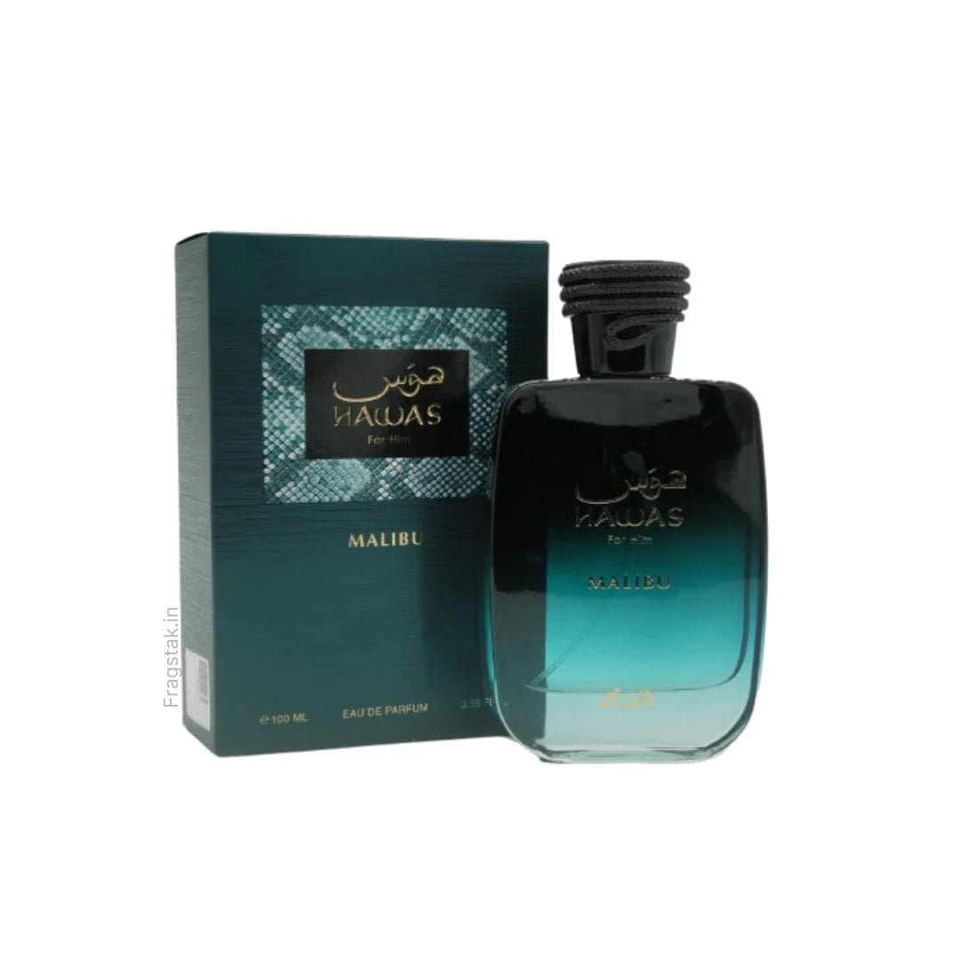 RASASI HAWAS MALIBU EAU DE PARFUM 100ML FOR MAN & WOMAN - BOTTLED BLISS FRAGRANCES PVT LTD