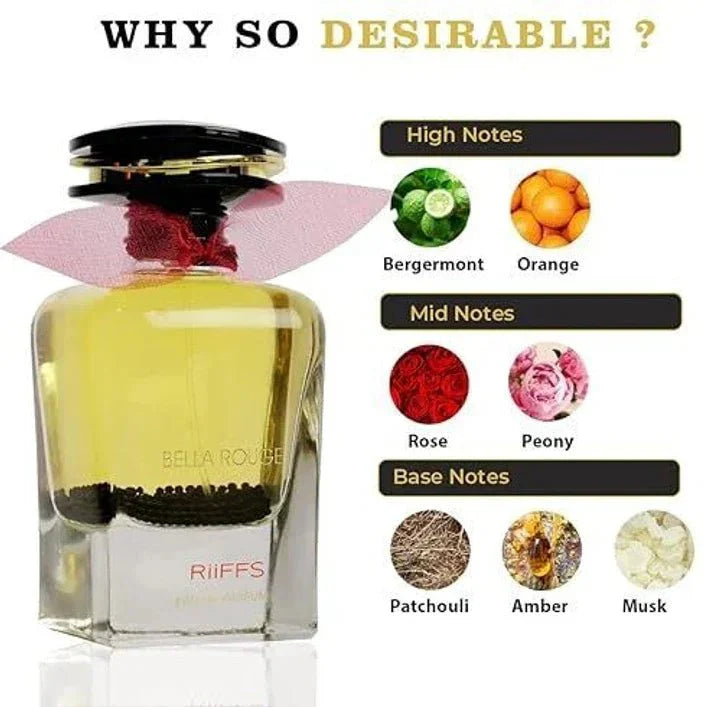 RiiFFS Bella Rouge EDP - feminine floral perfume for women India