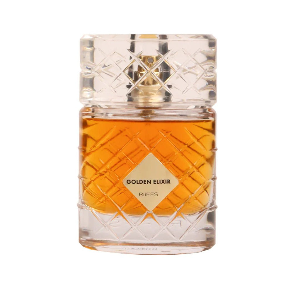 RIIFFS GOLDEN ELIXIR EAU DE PARFUM 100ML FOR MEN & WOMEN - BOTTLED BLISS FRAGRANCES PVT LTD