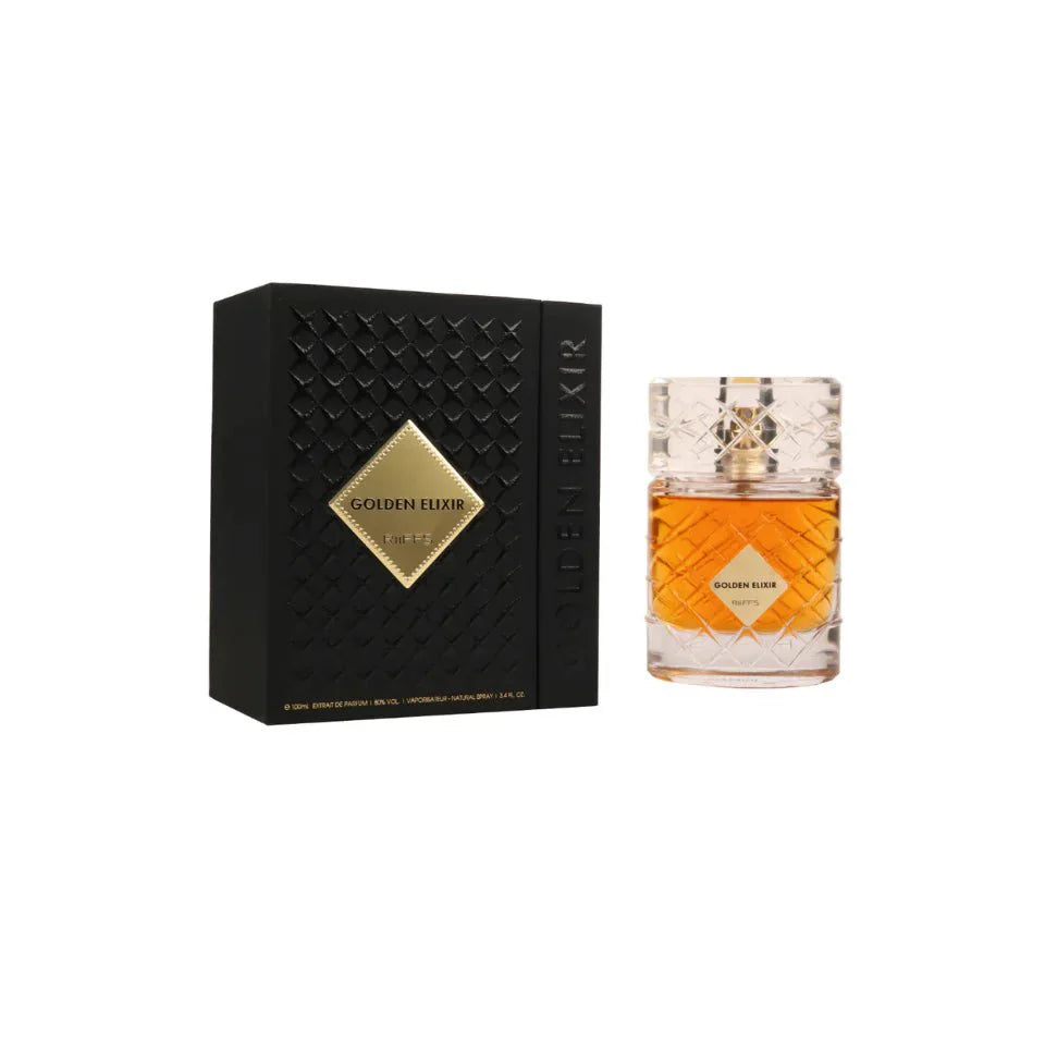 RiiFFS Golden Elixir EDP 100ml - luxurious golden unisex perfume India