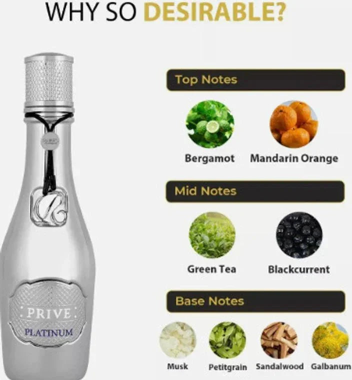 RiiFFS Prive Platinum EDP - BOTTLED BLISS FRAGRANCES PVT LTD